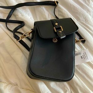 NWT crossbody black purse